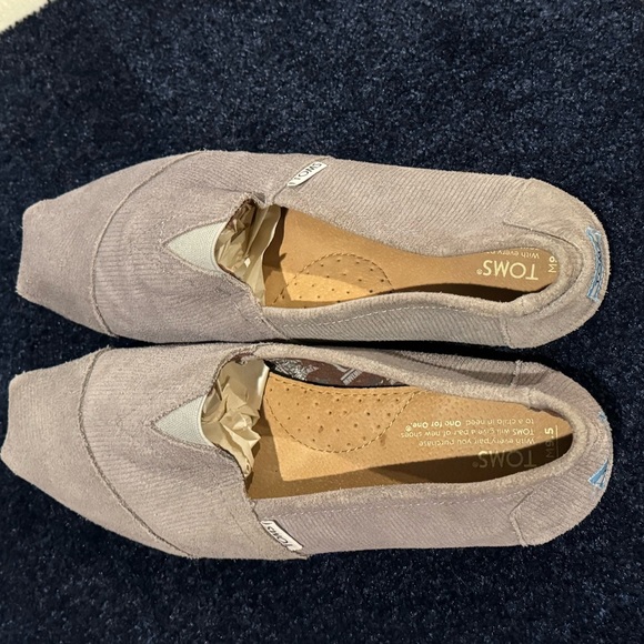 Toms Men Classics Movember Grey Suede shoes, Size 11 - Picture 10 of 12